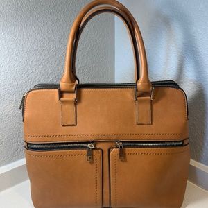 Camel Satchel Purse Handbag 10inches x 14 inches